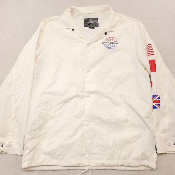 Brooklyn Cloth Co Casual Button Up Long Sleeve Shirt Adult Mens Size XL White - Picture 2 of 10